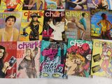 a lot of magazines that are on a table