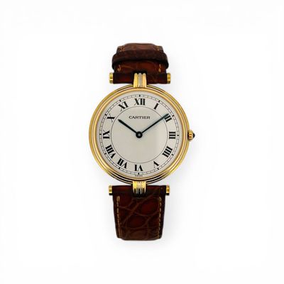 CARTIER VENDÔME TRINITY Montre-bracelet en or jaune, gris et…