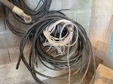 a bunch of wires that are sitting on the floor