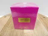 the box is pink and has a gold label on it