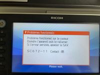 Imprimante RICOH pour pièce - à réparer (voir message d'erre… (photo 2)