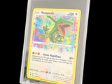 an image of a pokemon card with a name tag on it