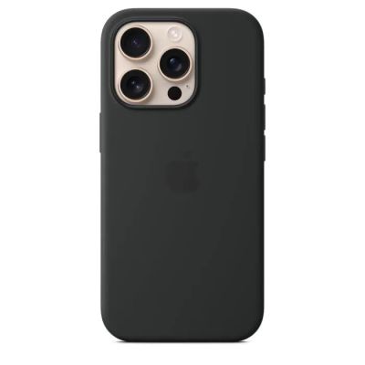 the back of an iphone 11 pro case in black