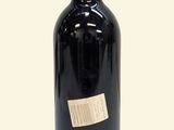 a bottle of red wine with a label on it