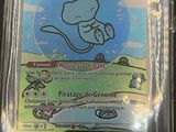 the pokemon card has a picture of a mouse on it