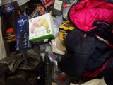 a pile of items that is sitting on the floor