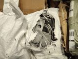 a pile of boxes that have some kind of stuff inside of them