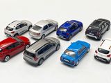 a lot of small cars that are lined up together