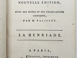 an open book with a black and white title on it