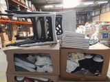 a pile of boxes that are stacked on top of each other
