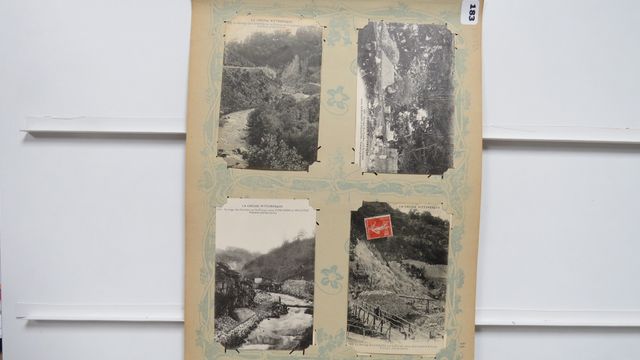 Felletin : Barrage des Combes. Lot de 7cpa. TBE général.