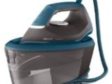 a close up of a steam iron on a white background
