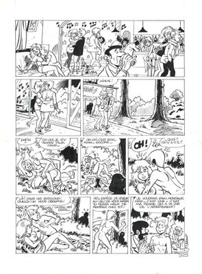 DI SANO né en 1951. Gag. Planche n°252.