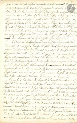 Élisa MERCŒUR. Dessins au dos d’un manuscrit autographe ; fe…