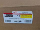 two boxes of power products are stacked on top of each other