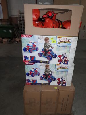 two boxes stacked on top of each other on the floor