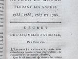 an open book with a black and white image on it