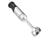 a close up of an electric hand blender on a white background