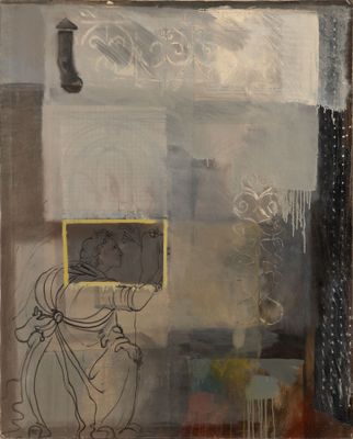 une image d'un tableau représentant une femme assise sur une chaise