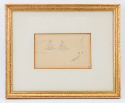 un dessin représentant un homme et une femme dans un bateau sur l'eau
