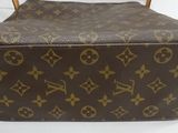 louis vuittoupe monogram canvas bag with wooden handles