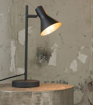 Lampe de table en métal noir, 25x13x45 cm- retour transport …