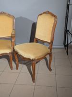 Ensemble de salon en noyer à décor floral comprenant : un fa… (photo 2)