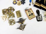 a lot of items that are on a table