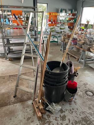 a large room with a lot of tools in it