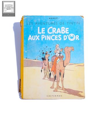 livre pour enfants français, *Le Crabe aux princes d'or*, avec l'illustration d'un homme chevauchant un chameau