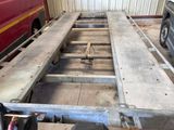 a picture of a trailer being built in a garage