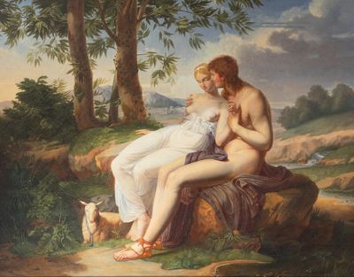 Cornelis CELS (1778 - 1859) Daphnis et Chloé, 1814