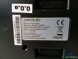 a label on the side of a machine that says geodec