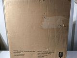 a cardboard box that is sitting on a table