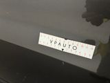 a close up of a sticker on the back of a car