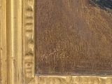 painting of a man with a beard and a mustache in a gold frame