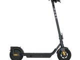an electric scooter with wheels on a white background