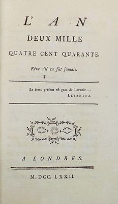 an old book with a black and white title on it