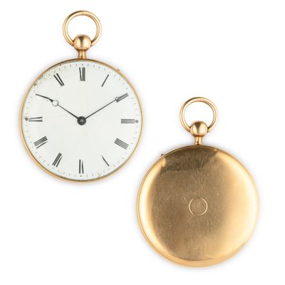 Piaguet, Montre DE Poche EN OR, Avec RÉPÉTition Des Heures E…