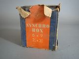 an old box that has been opened on the table