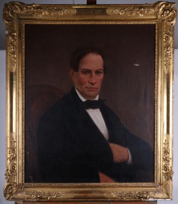 Ecole française du XXe siècle Portrait d'homme à la veste no…