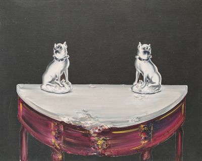Régis DEPARIS (1948), Carlins sur la commode.