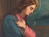 an image of a painting of a woman reading a book