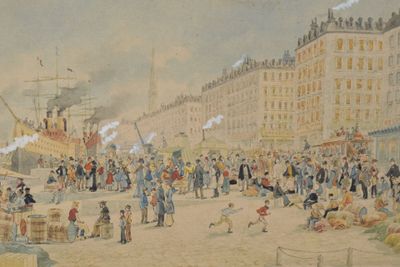 Henri LAFARGE DE GAILLARD (fin XIXe- début XXe) Débarquement…