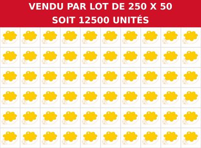 vendu par lot de 250 x 50 soi 120 unites