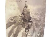a picture of a picture of a man riding on a horse