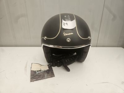 a helmet that is sitting on a table