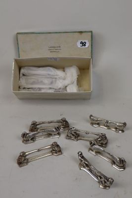 a box of silverware sitting on a table