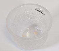 LALIQUE, France, XXe, photophore modèle "romarin" en cristal… (photo 3)