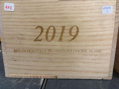 6 btlles Le Petit Cheval de Cheval Blanc, 2019.
